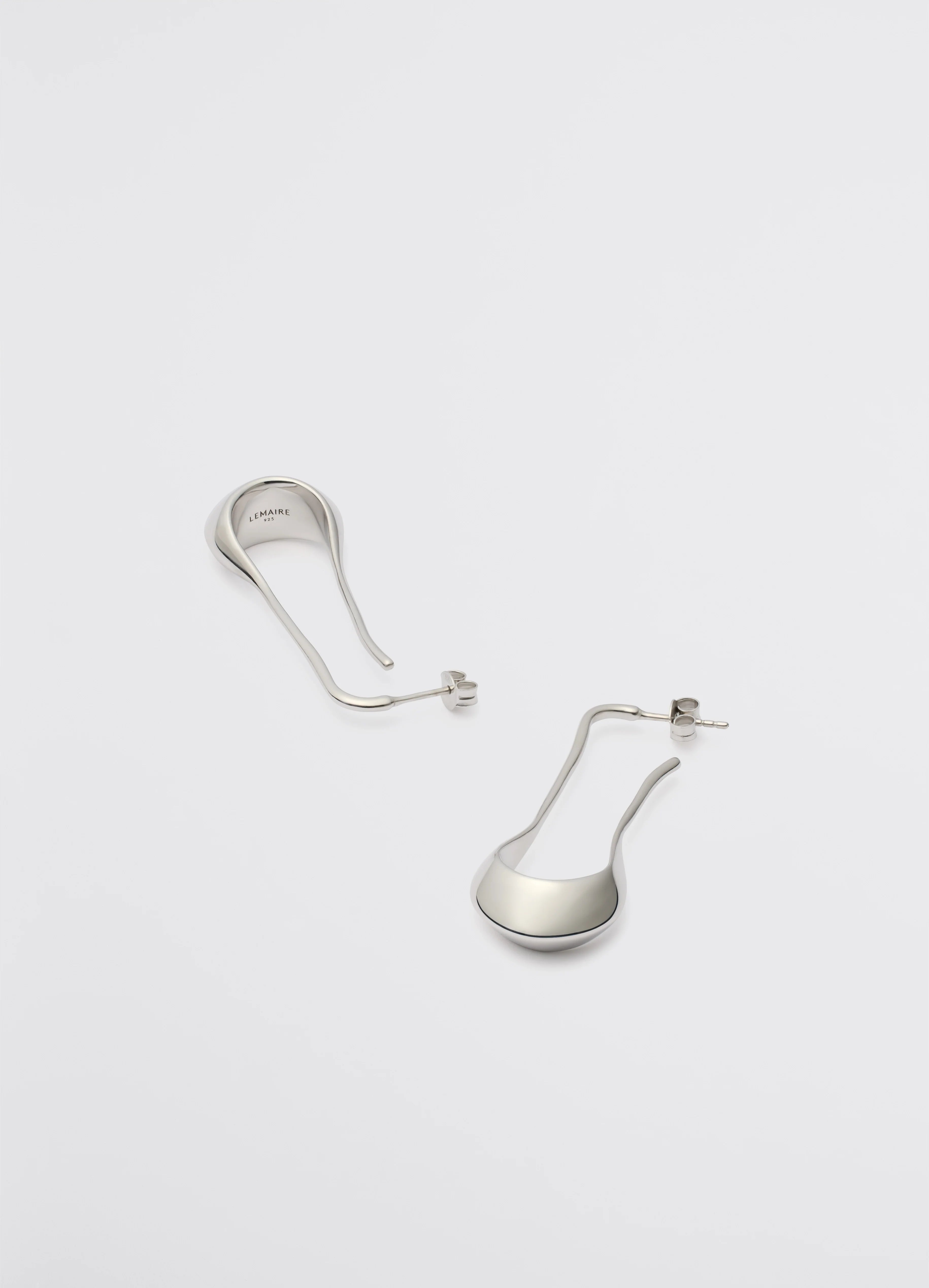 Silver Curved Mini Drop | LEMAIRE