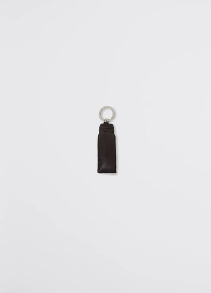 Dark Chocolate Wadded Key Holder | LEMAIRE