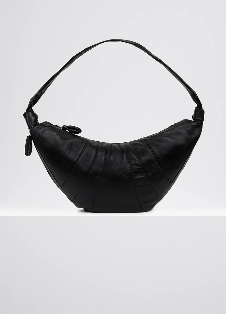 BLACK Large croissant bag | LEMAIRE