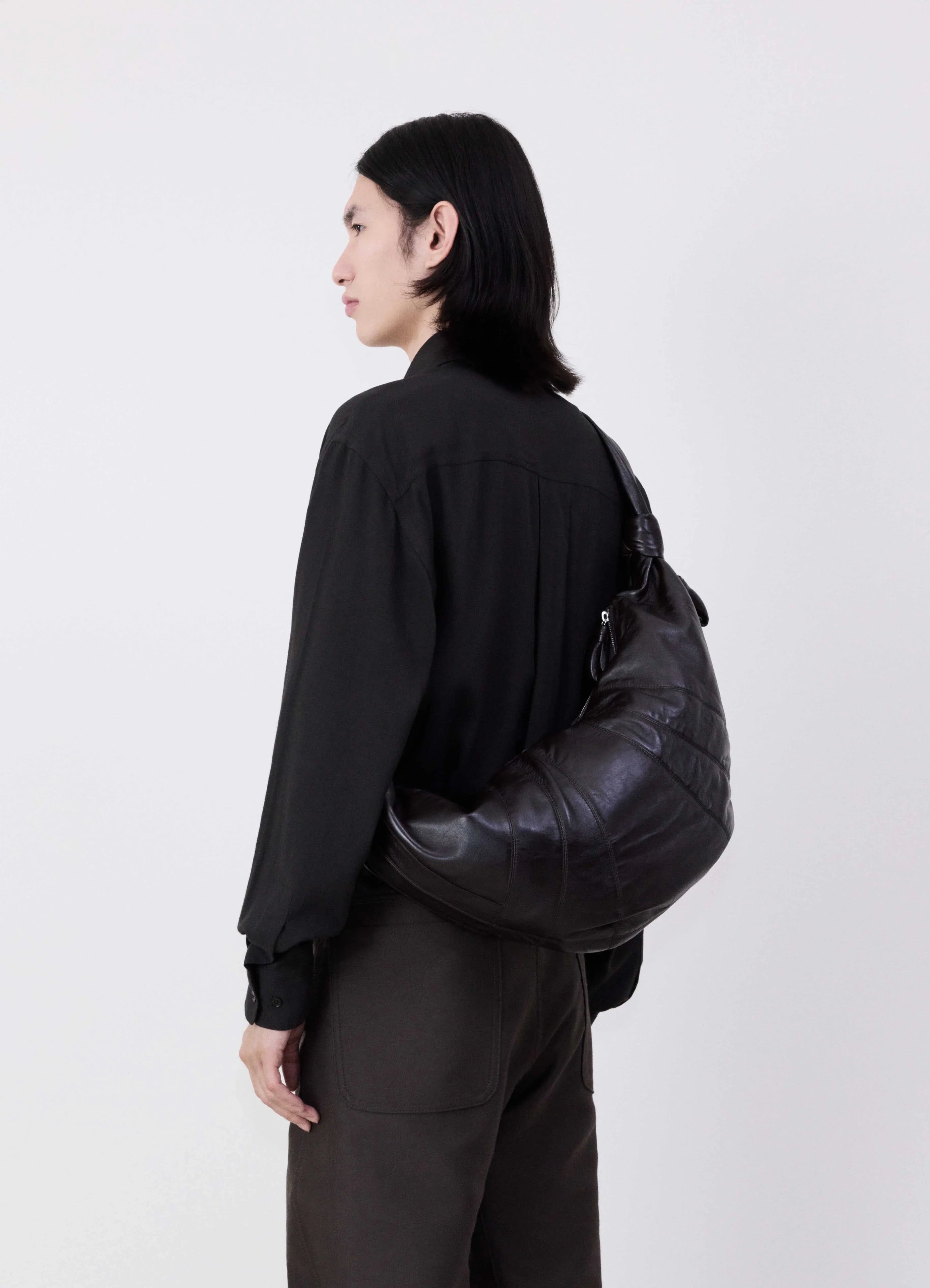 Dark Chocolate Large Croissant Bag | LEMAIRE