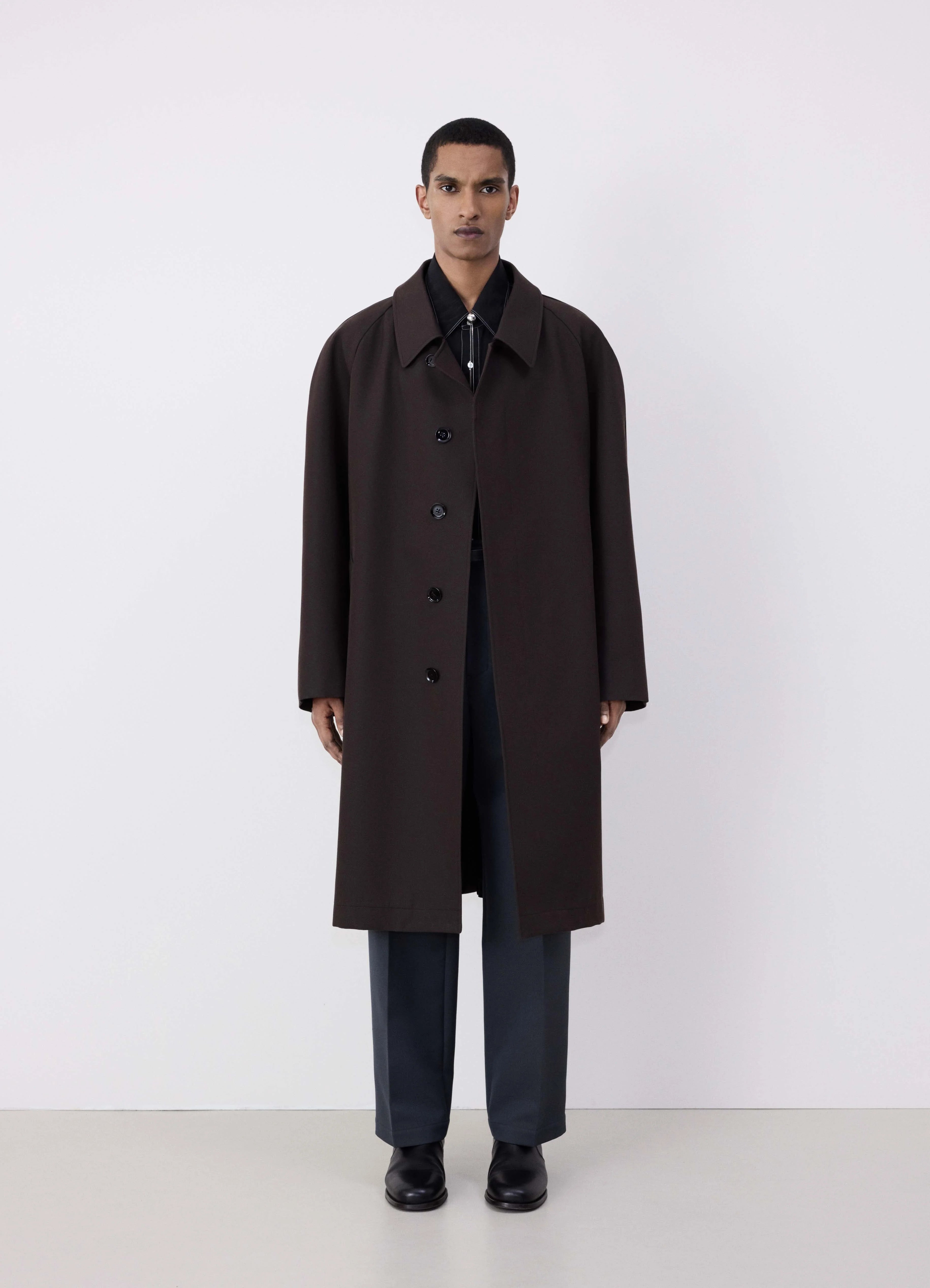 Espresso Car Coat LEMAIRE