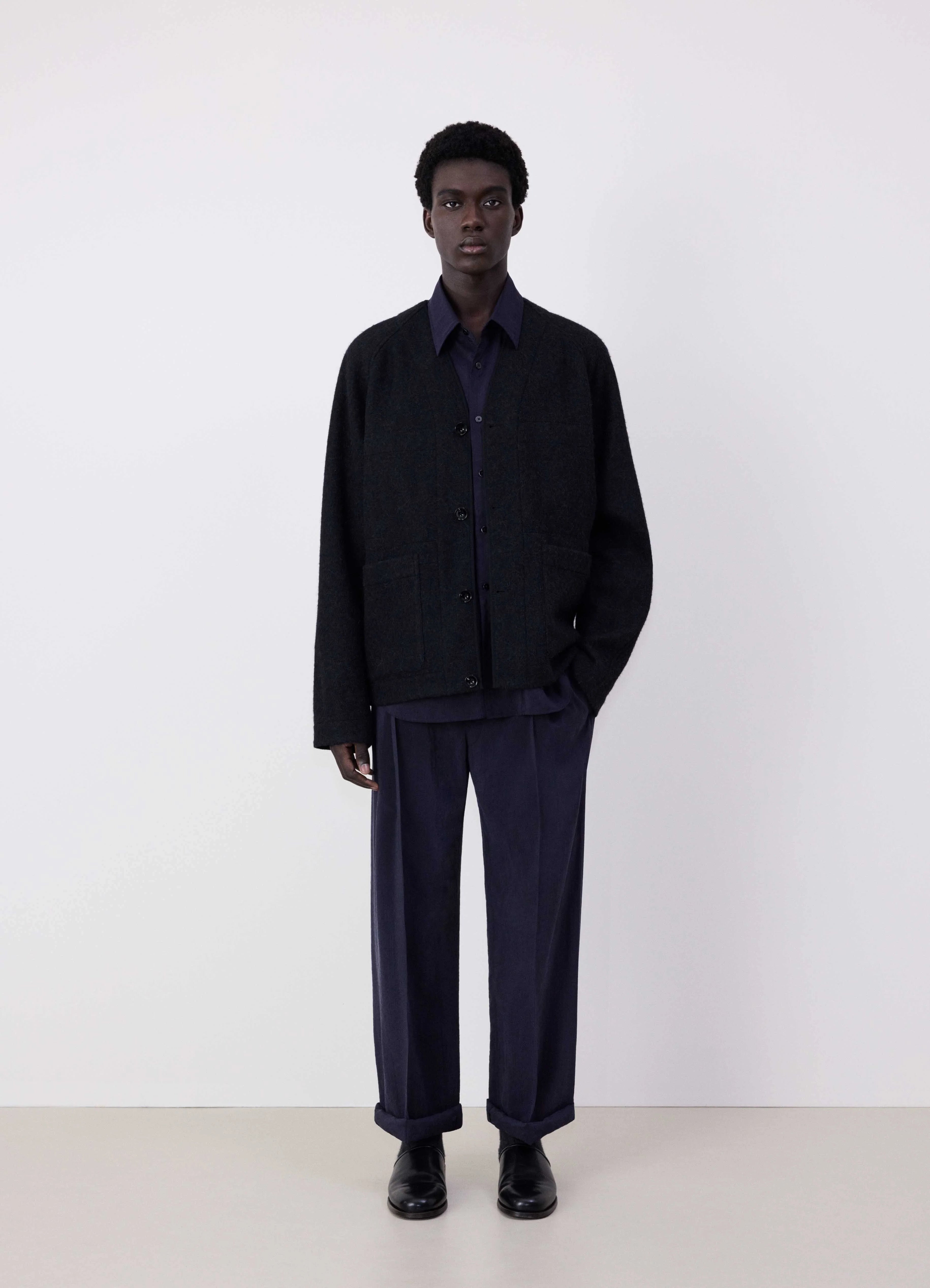 Dark coffee carrot pants | LEMAIRE