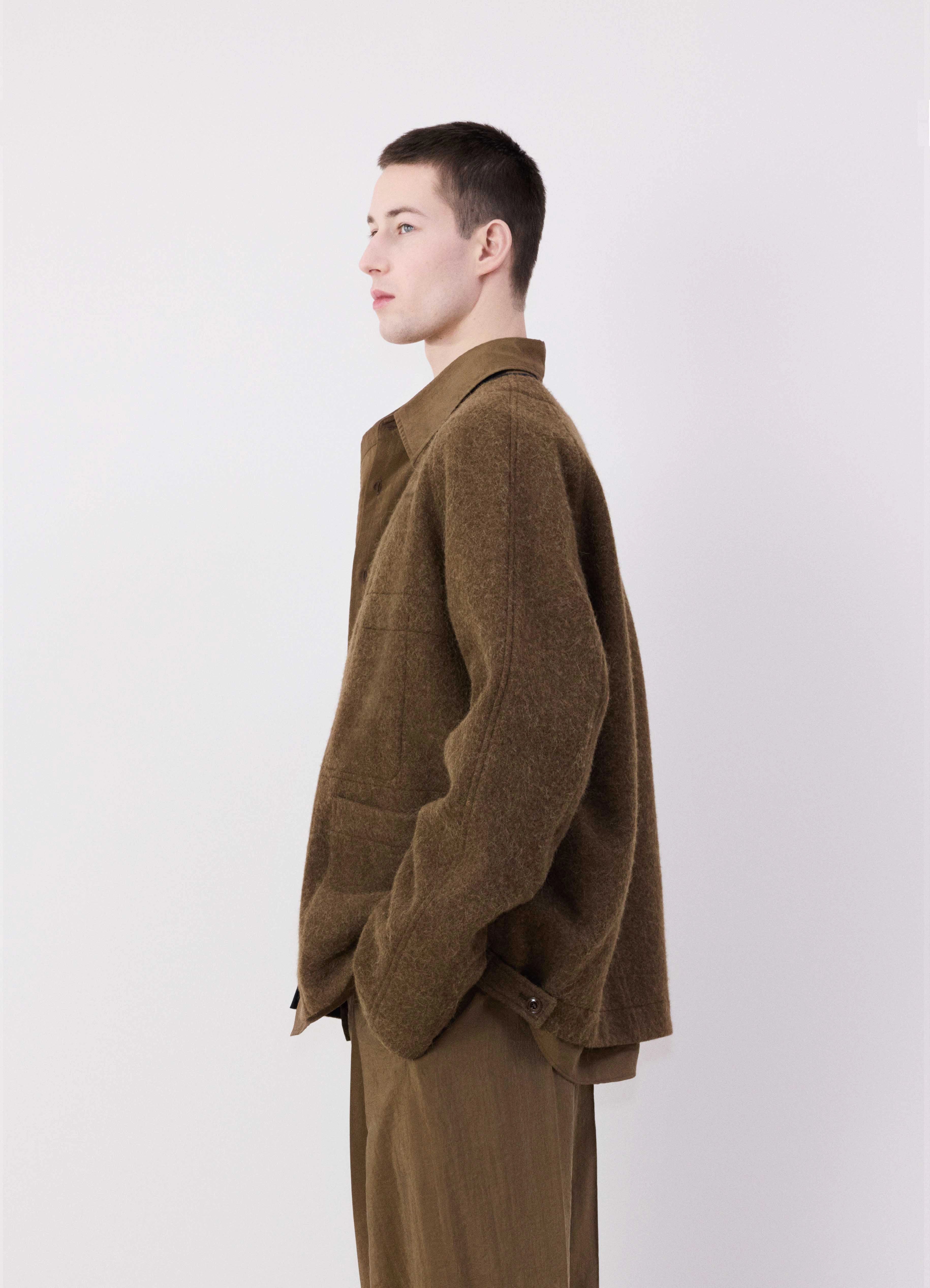 Brown Raglan Jacket Liner LEMAIRE