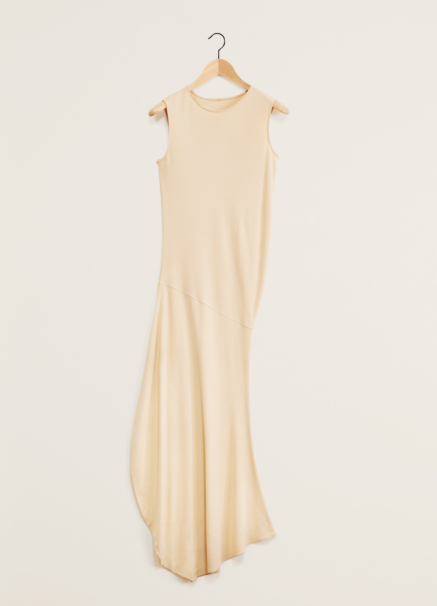 Fitted Twisted Dress in Soft Sand | LEMAIRE