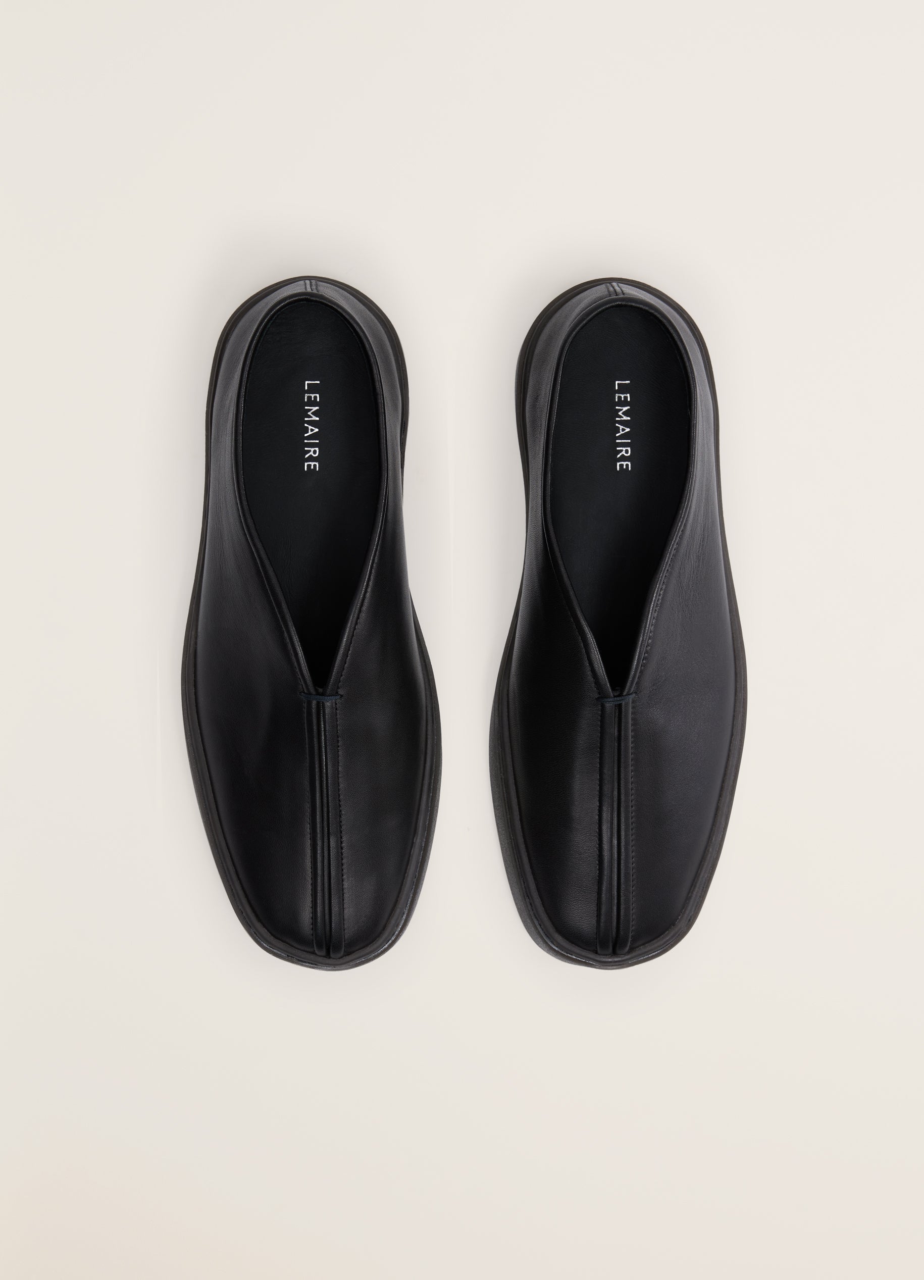 Piped Sneakers in Black | LEMAIRE