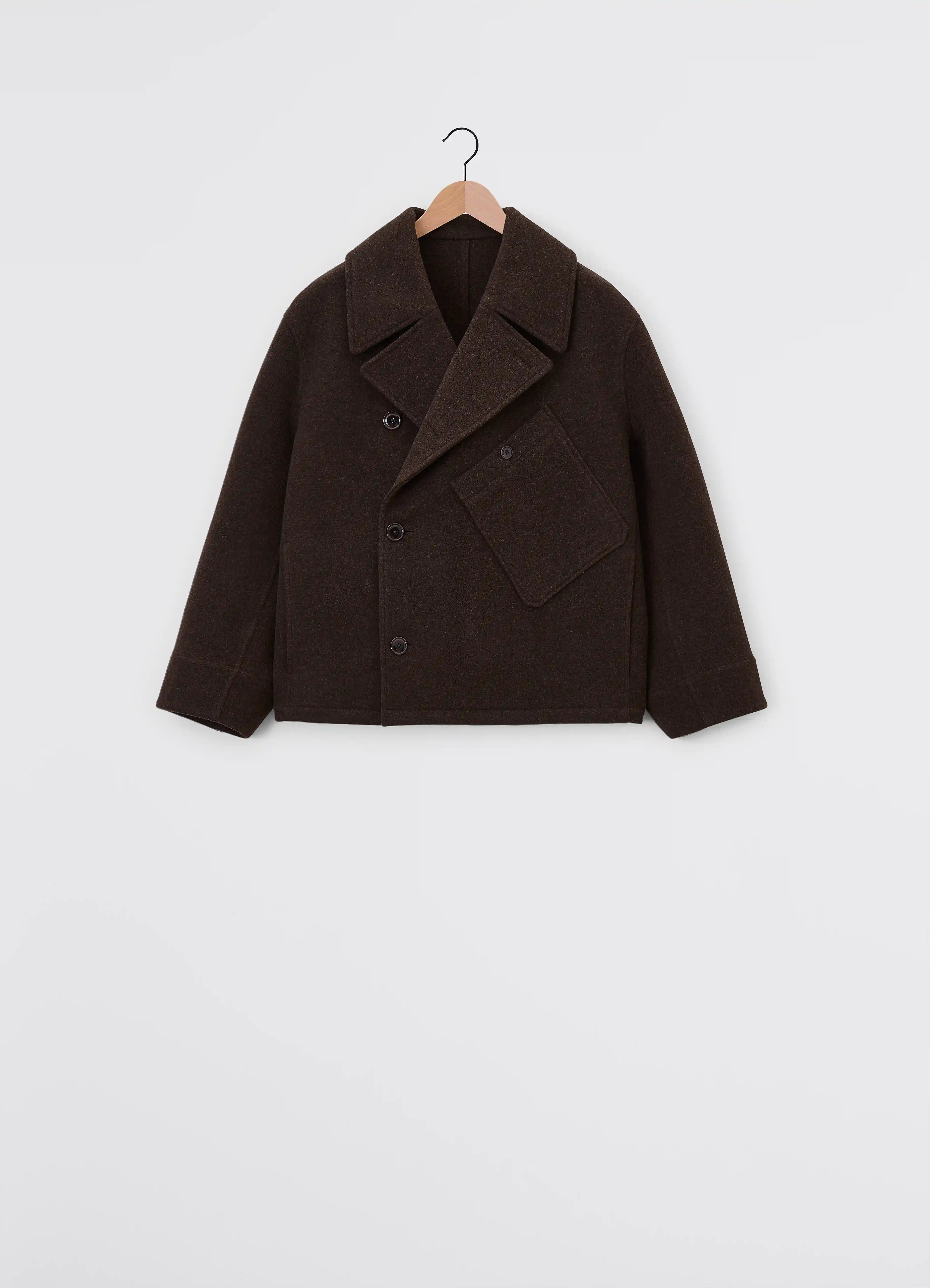 LEMAIRE 21SS Light Wool Glazed Jacket - ブルゾン