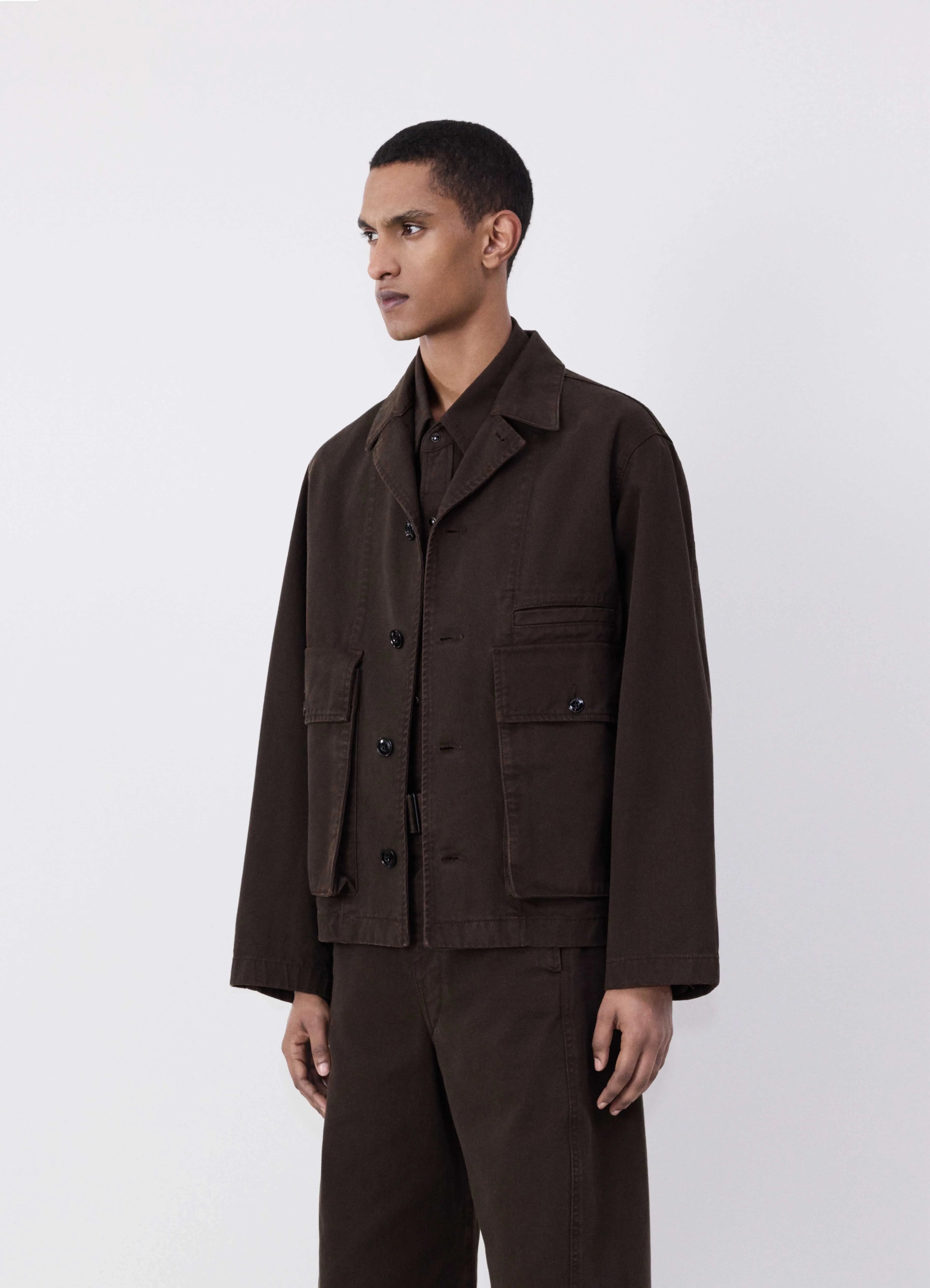 BLACK Boxy jacket | LEMAIRE