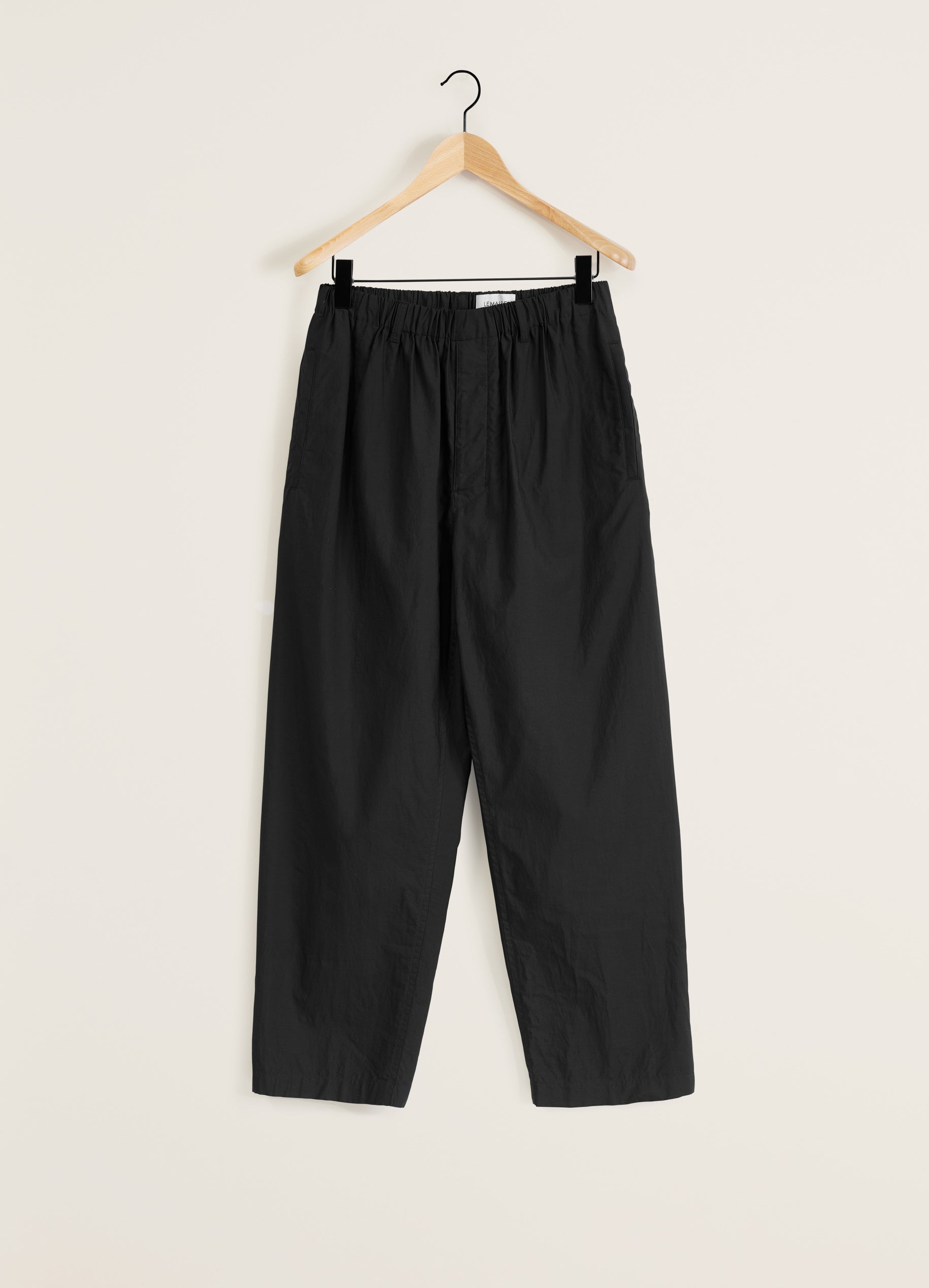 Black Curved 5 Pocket Pants in Heavy Denim | LEMAIRE