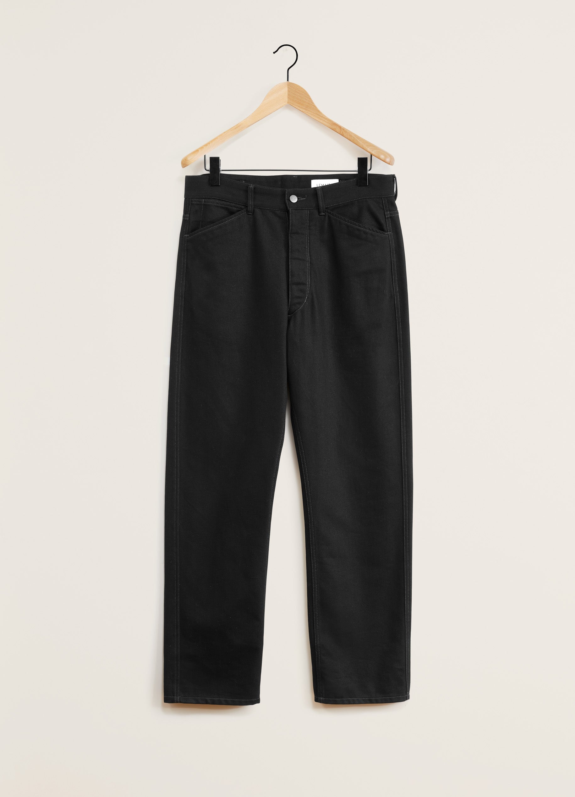 Lemaire Curved 5 Pocket Pants Black – LIKELIHOOD