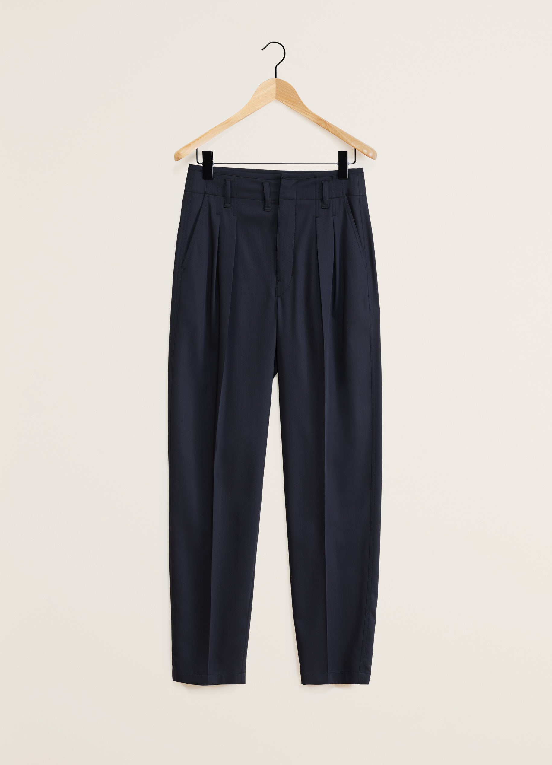 Twisted Workwear Pants in Denim Soft Bleached Black | LEMAIRE