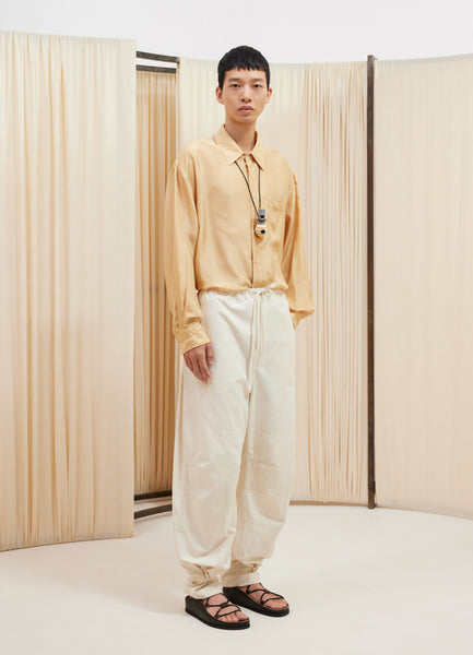 Military Maxi Pants in Pale Ecru | LEMAIRE
