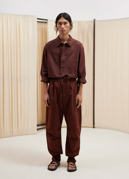Maxi Military Pants in Chocolate Fondant | LEMAIRE