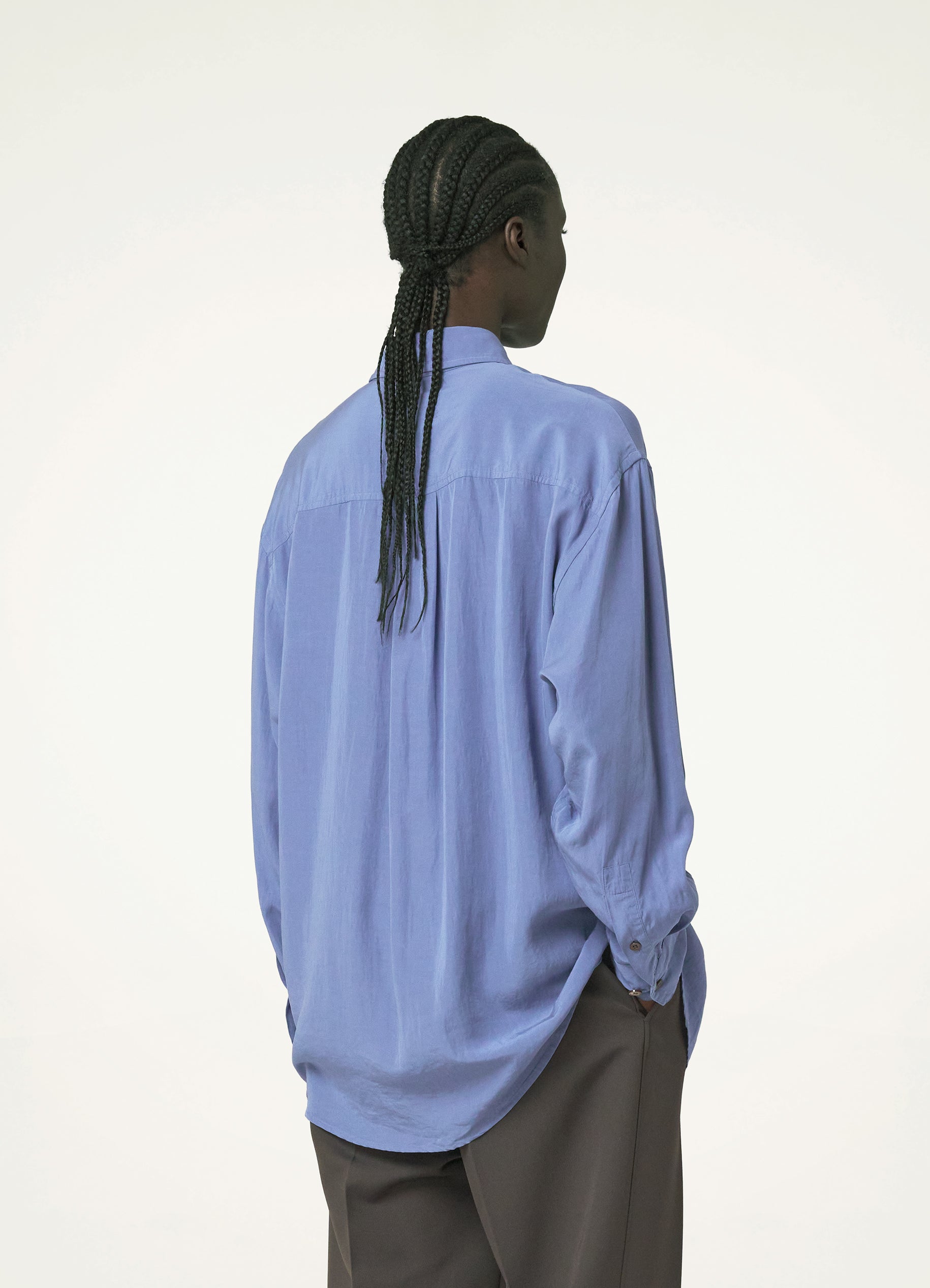 Casual Blue Copper Colored Shirt - LEMAIRE