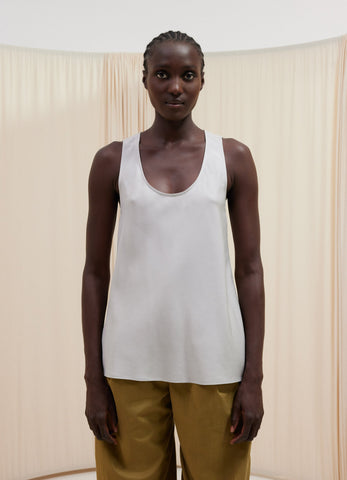 Bias-Cut Tank Top in Cloud Grey | LEMAIRE