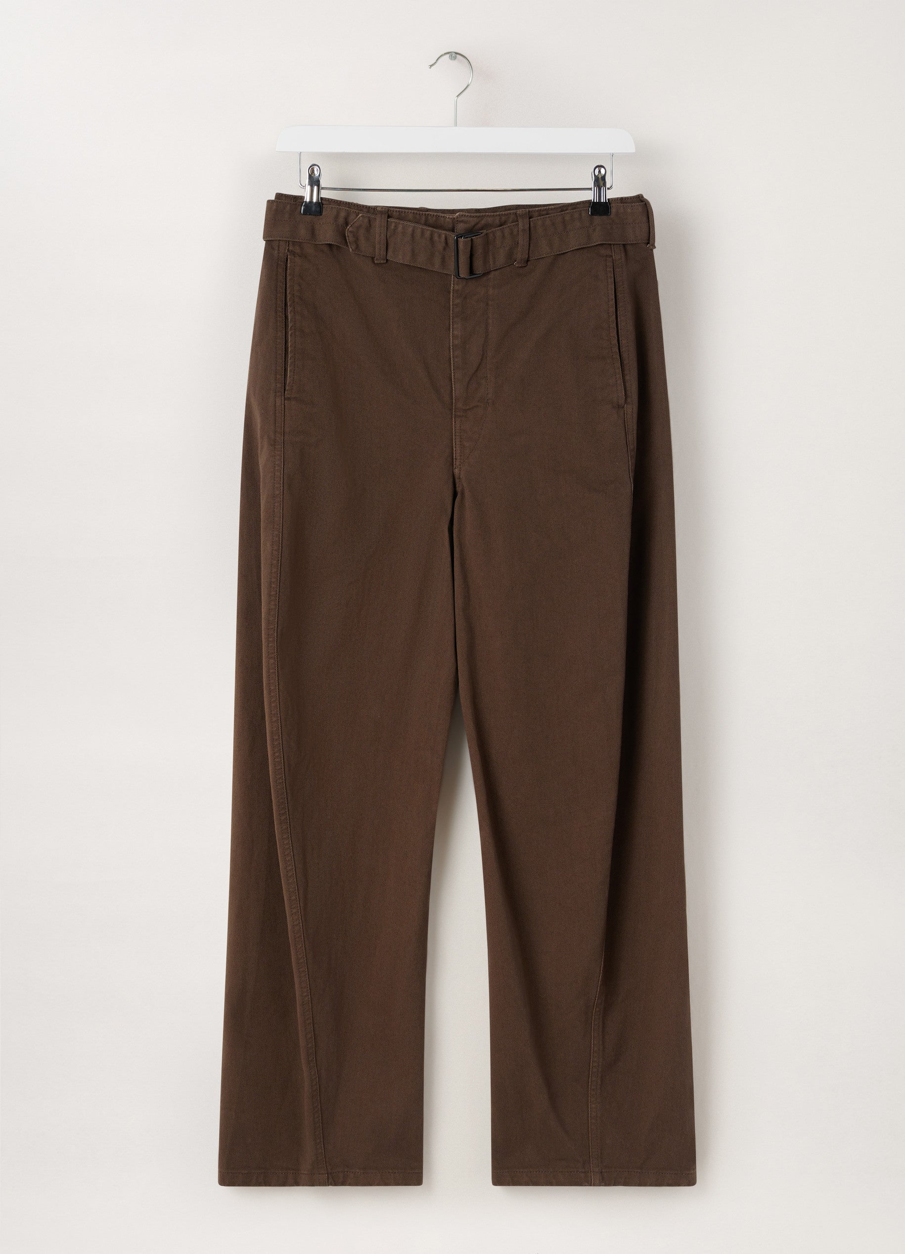 TWISTED BELTED PANTS – Lemaire